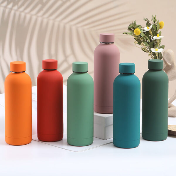 Double Wall Stainless Steel Tumbler - 500ml Insulated Water Bottle - Image 6