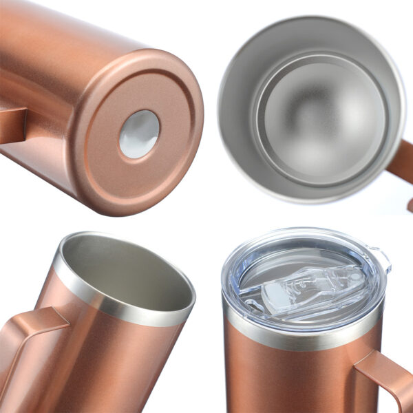 24oz Custom Double Wall Insulated Stainless Steel Tumbler - Image 4