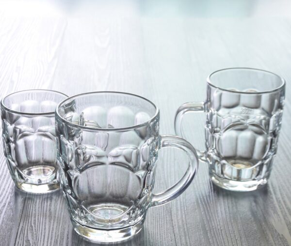 Dimple Stein Glass Mug - Sublimated Beer Tankard - Image 3