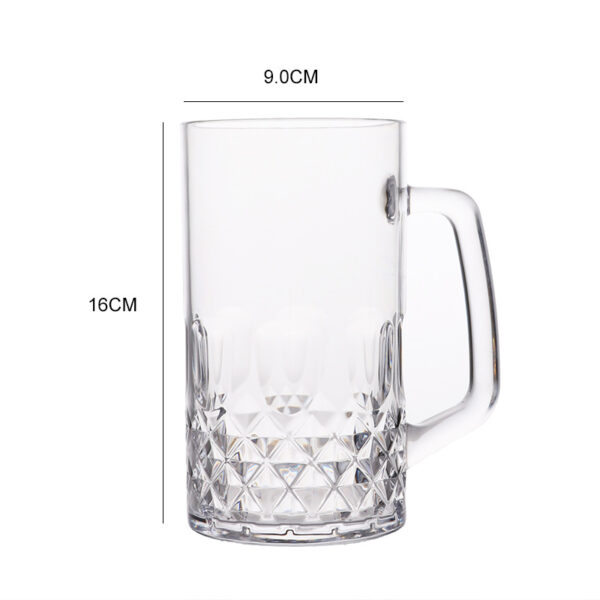 Custom 16oz Frosted Sublimation Beer Mugs - Wholesale Logo Glass - Image 5