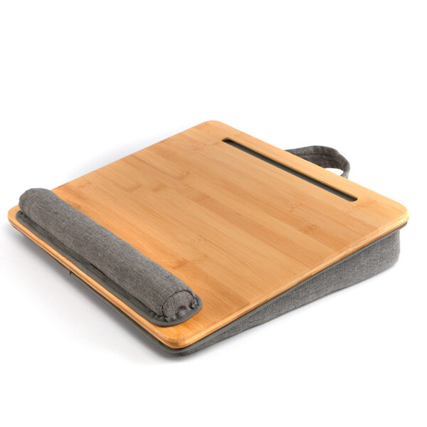 Portable Laptop Desk with Pocket & Wrist Rest - Image 3