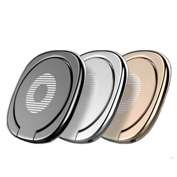 Metal Round Ring Bracket Gift Phone Buckle 360 Degree Rotating Desktop Holder - Image 3