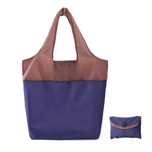 Foldable Polyester Tote - Small, Pocket, Reusable Shopping Bag - Image 3