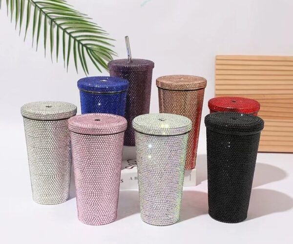 Customizable Eco-Friendly Double Wall Tumblers with Lids - Image 4