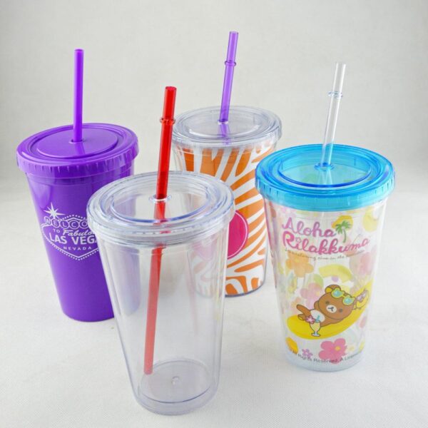 Customizable Eco-Friendly Double Wall Tumblers with Lids - Image 5