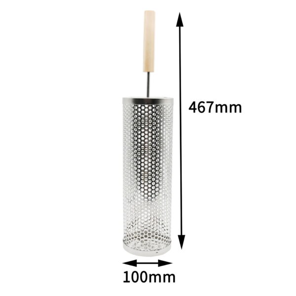 Stainless Steel Grilling Basket - Durable BBQ Potato Roasting Net Cage Grill Basket - Image 7