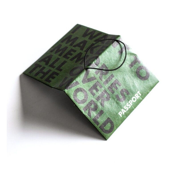 Dupont Paper Mask - Waterproof, Logo Print, Passport/Ticket/Card Bag - Image 2