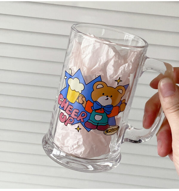 Hot Sale Glass Mug Milk Coffee Juice Water Mug Home Restaurant Hotel Party - Image 4