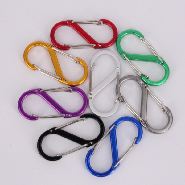 promotional keychains & carabiners aluminum s clip carabiner - Image 8