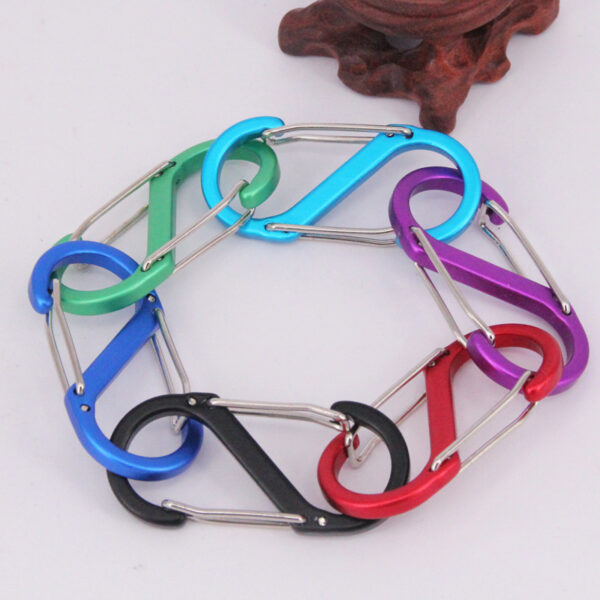promotional keychains & carabiners aluminum s clip carabiner - Image 7
