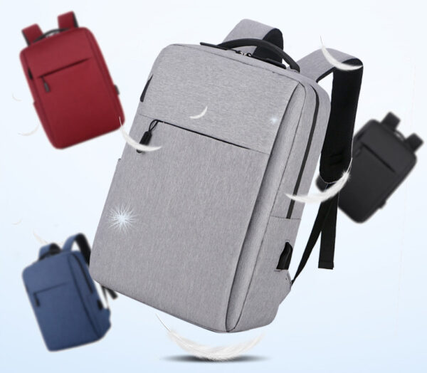Unisex Laptop Backpack - Custom Logo Oxford Fabric Schoolbag Business Bag - Image 5