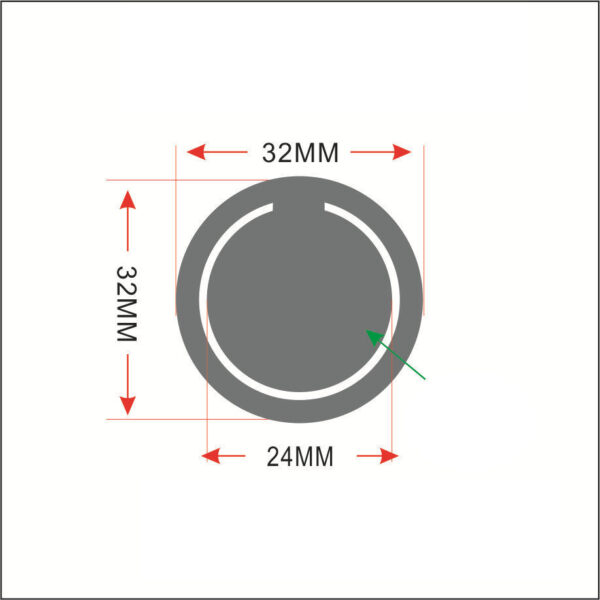 Metal Round Ring Bracket Gift Phone Buckle 360 Degree Rotating Desktop Holder - Image 2
