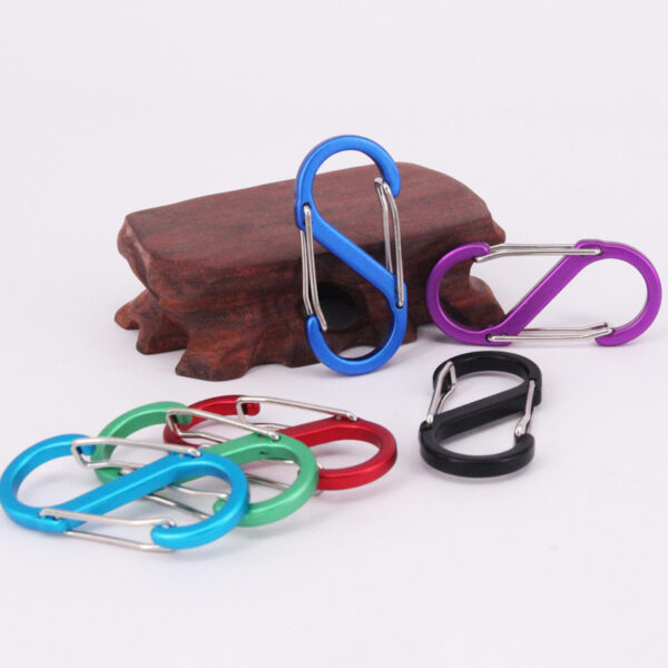 promotional keychains & carabiners aluminum s clip carabiner - Image 5