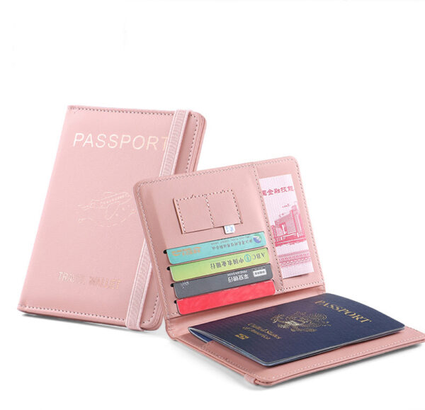 Printable PU RFID Passport Case - Travel Wallet, Ticket Set Bag - Image 5