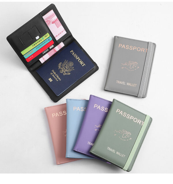 Printable PU RFID Passport Case - Travel Wallet, Ticket Set Bag - Image 6