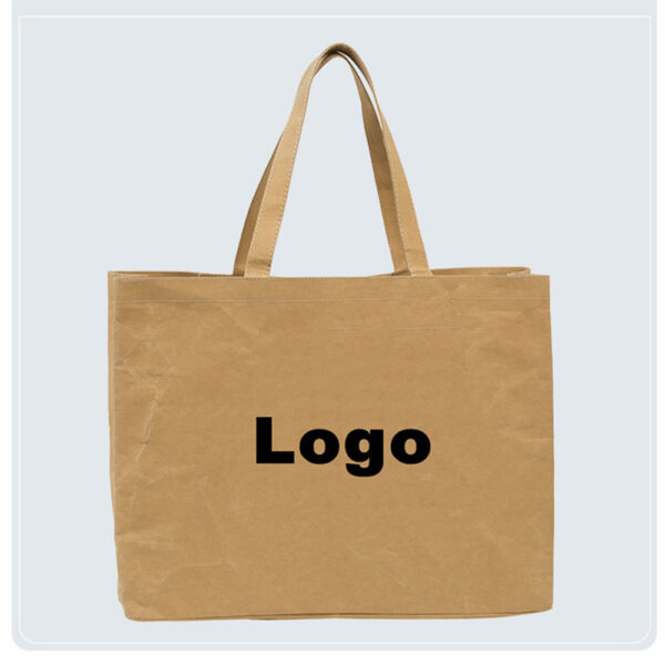 Custom Logo Tyvek Tote - Washable, Waterproof, Recyclable, Women's Bags - Image 3