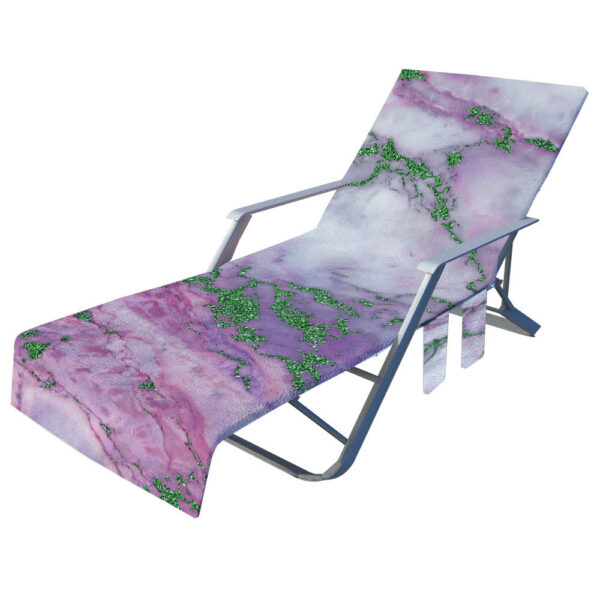microfiber large lounge chair beach towel custom chair cover - Image 4