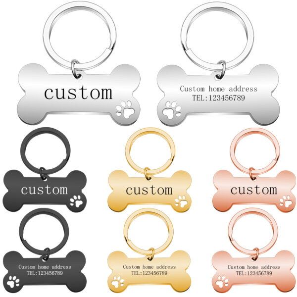 Custom Zinc Alloy Dog Tags with Logo Engraving - Image 5