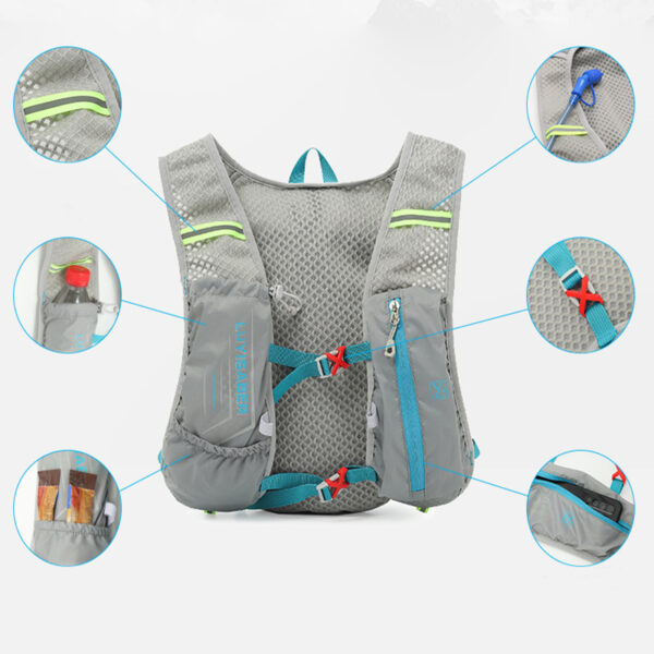 Unisex Cycling Backpack: Waterproof, Reflective, Gym & Sports Bag - Image 6