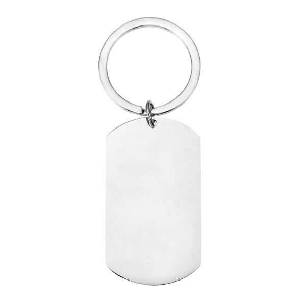 Custom Dog Keychains: Laser Engraved, Metal, Stainless Steel, Pet Tag - Image 3