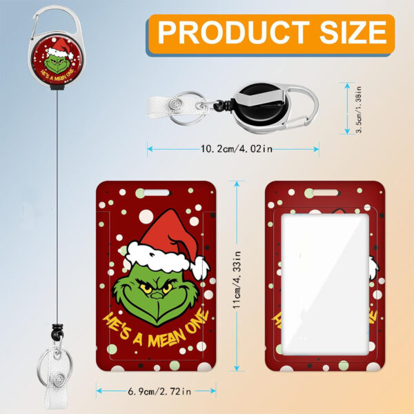 Retractable Badge Holder: Detachable Lanyard, Heavy Duty Reel - Image 3