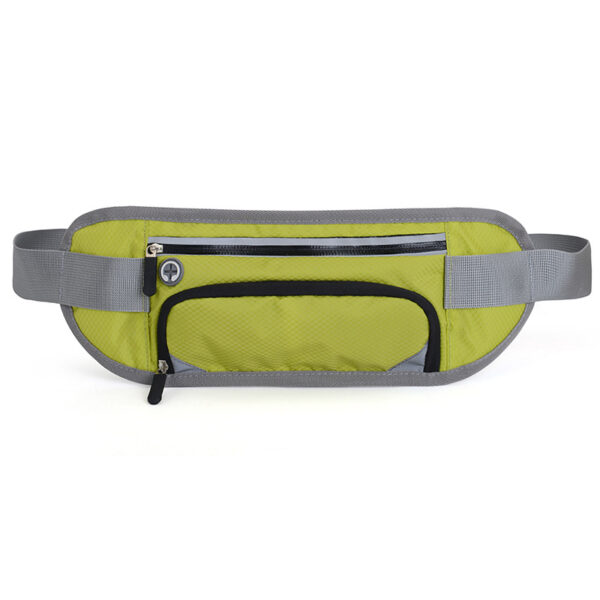 Custom logo running hiking cycling fanny pack black bum waist bag - Image 3
