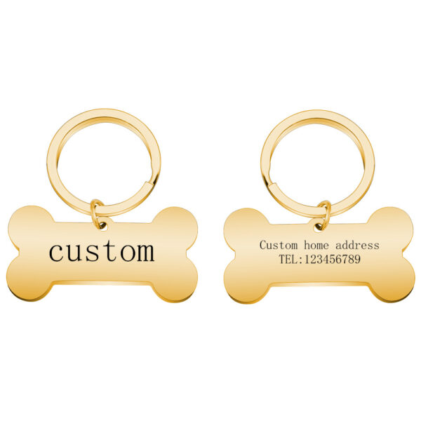 Custom Zinc Alloy Dog Tags with Logo Engraving - Image 3