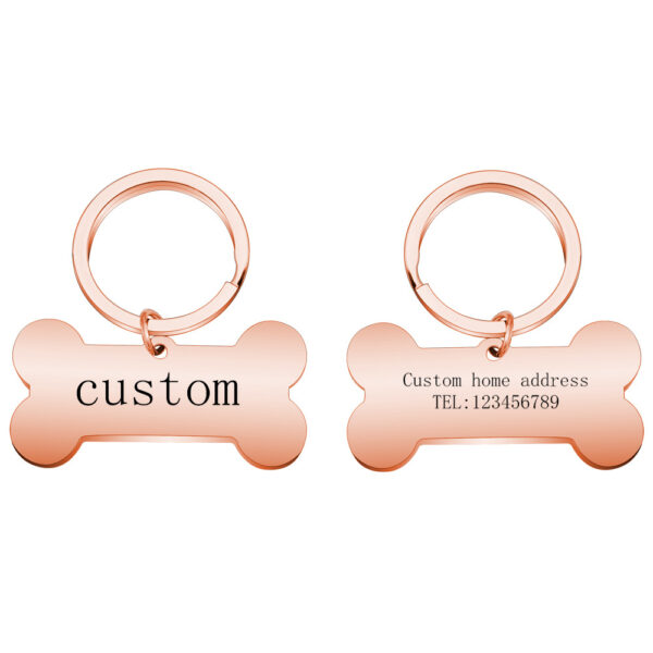 Custom Zinc Alloy Dog Tags with Logo Engraving - Image 2