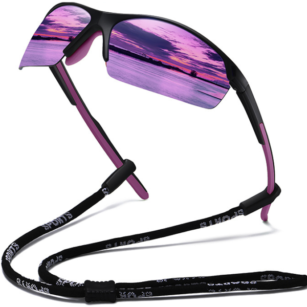 Polarized TR90 Semi-Frame Driving Sunglasses - Image 4