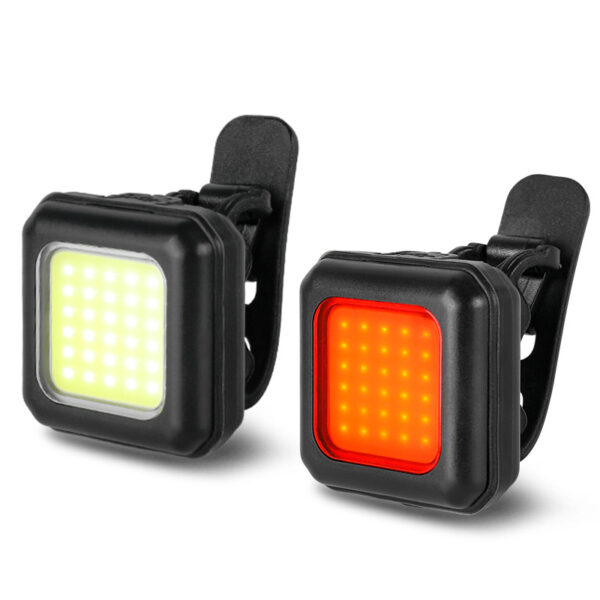 USB Rechargeable Waterproof LED Bike Lights Set
