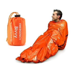 Lightweight Waterproof Bivy Sack: Single Person, Camping, Survival Sleeping Bag