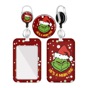 Retractable Badge Holder: Detachable Lanyard, Heavy Duty Reel