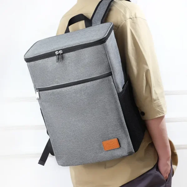 Insulated Waterproof Backpack - Large Capacity, Durable Ice Pack - Image 2