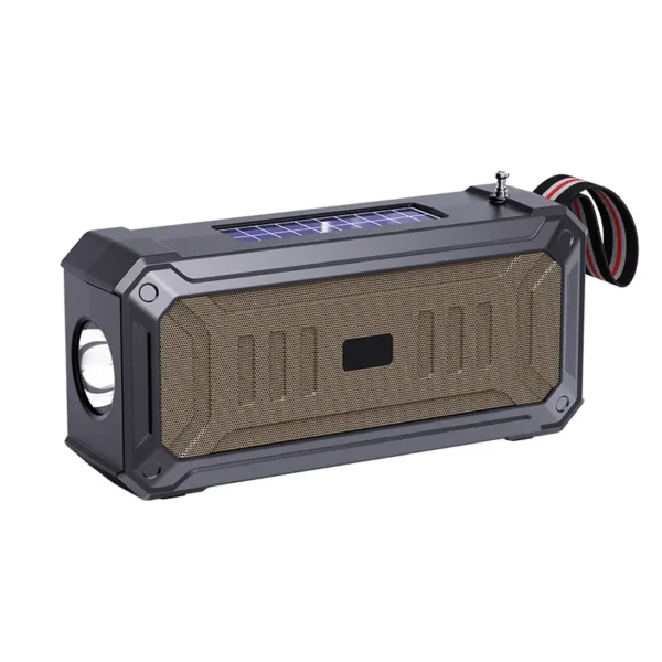 Solar-Charged Multi-Function Outdoor BT Speaker & Flashlight - Image 2