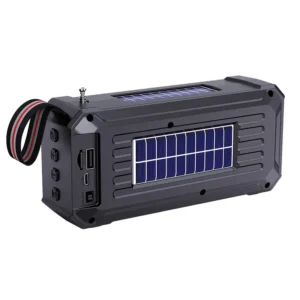 Solar-Charged Multi-Function Outdoor BT Speaker & Flashlight