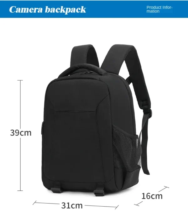 Pro Outdoor Waterproof Camera Backpack - Large Capacity - Image 2