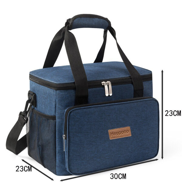 Custom Durable Cotton Canvas Lunch Cooler Bag - Eco-friendly Insulated - Image 5