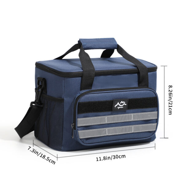 Large Thickened Aluminum Foil Picnic Cooler Bag - Fresh Ice Pack - Image 4