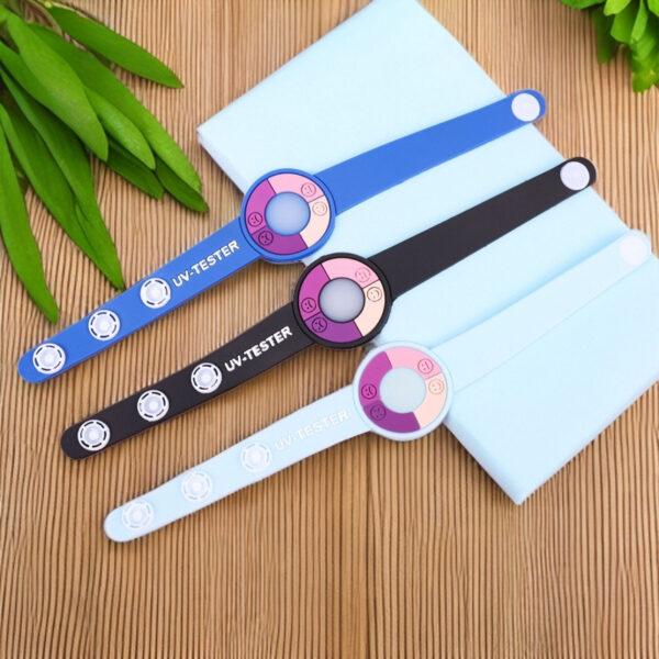 Custom Adjustable UV-Sensitive Silicone Wristband - Image 2