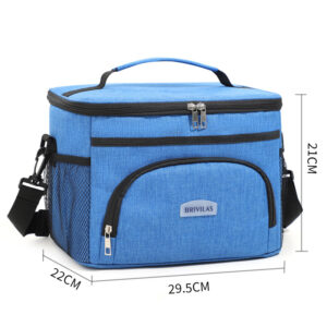 Portable Outdoor Picnic Lunch Insulated Thermal Tote Bag