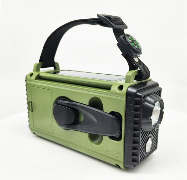 Camping Solar Dynamo Radio - FM, Weather Alert, Torch, Rechargeable - Image 3