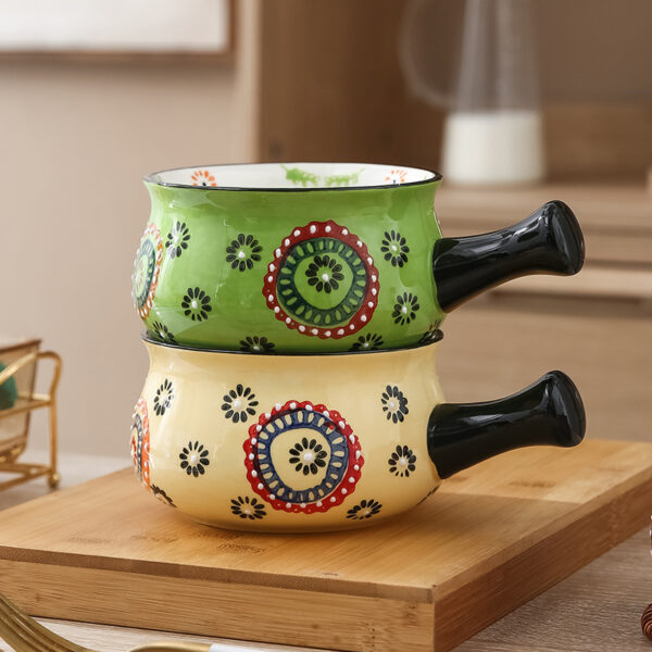 Embossed Strawberry Ceramic Tableware Set - Hand-Painted - Image 5