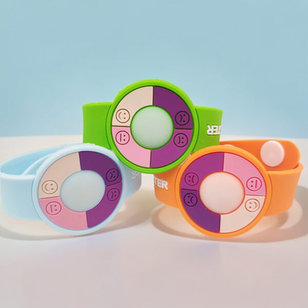 Custom Adjustable UV-Sensitive Silicone Wristband - Image 3