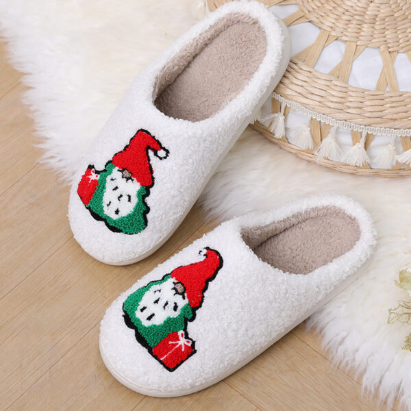 Halloween Embroidered Slippers - Non-Slip Velvet - Image 5