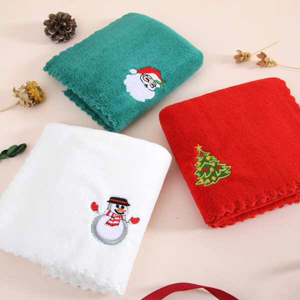 Christmas 3-Pack 100% Cotton Hand Towels Set - Decorative Dish Towels - Image 5