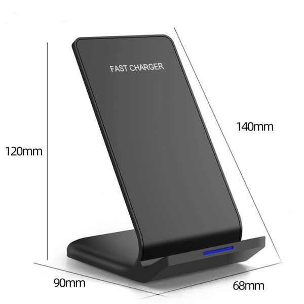 15W Wireless Charger Stand - Fast Charging Dock with LED - Image 6