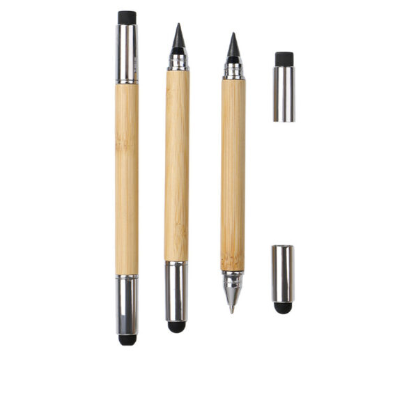 Custom Logo Double Head Wood Stylus - Touch Screen Pens - Image 2