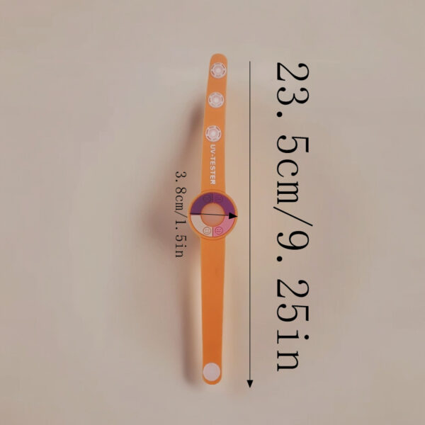 Custom Adjustable UV-Sensitive Silicone Wristband - Image 5