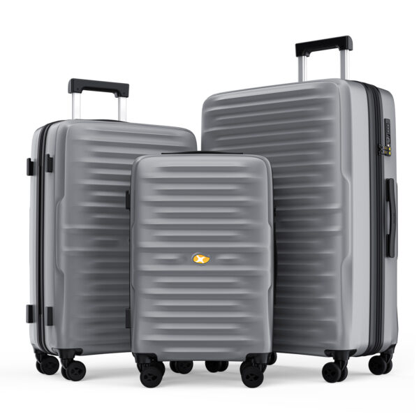 Custom Logo 3-Piece Luggage Set - Lightweight PC Trolley - Image 4