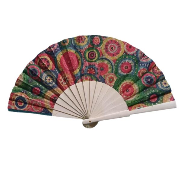 Personalized Wood Hand Fans - Custom Printing Decoration - Image 4